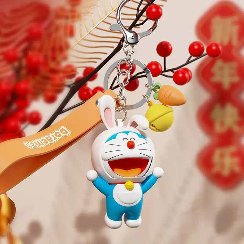 【洛克空間】現貨 哆啦A夢 鑰匙圈 天使&惡魔系列 香薰 掛飾 汽車 鑰匙扣 小叮噹 書包 揹包 吊飾 哆啦a夢 規格圖片 3
