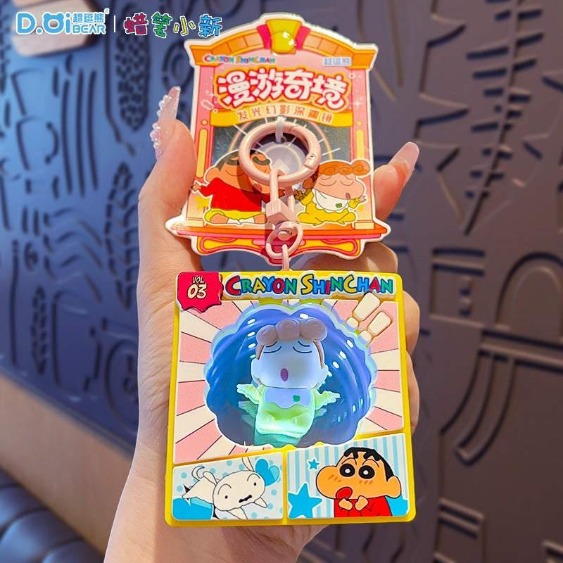 【超逗熊】現貨 蠟筆小新 鑰匙圈 漫遊星際 鑰匙扣 吊飾 掛飾 新之助 送禮 規格圖片 4