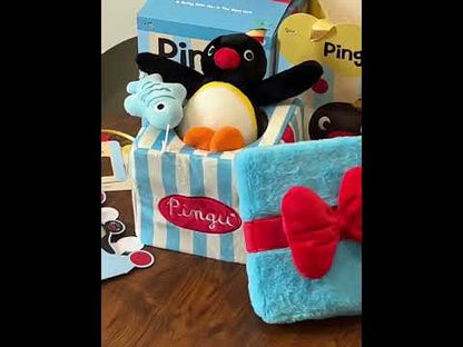 Pingu企鵝家族正品驚喜禮盒公仔擺件 商品影片