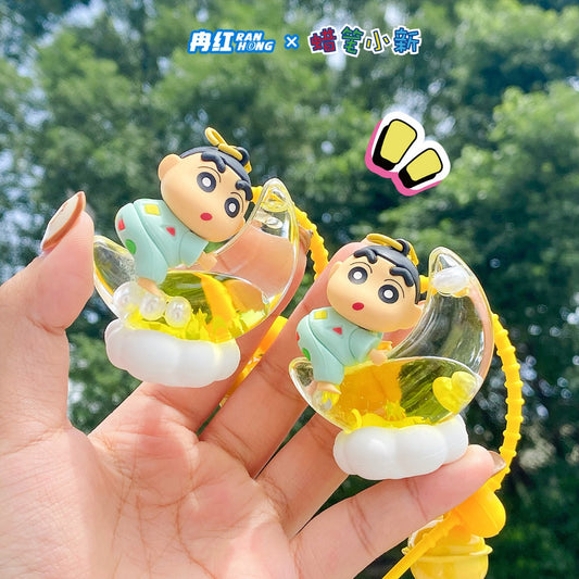 【冉紅】現貨 蠟筆小新 鑰匙圈 入油系列 鑰匙扣 吊飾 掛飾 新之助 送禮 商品圖片 1
