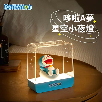 【洛克空間】現貨 哆啦A夢 星空磁吸夜燈 牀頭燈 叮當貓 小叮噹 氛圍燈 哆啦a夢 小夜燈 星空 Doraemon 商品圖片 1