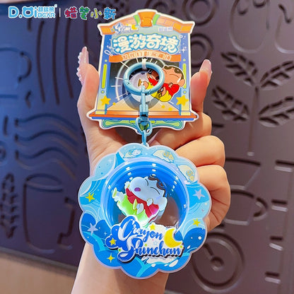 【超逗熊】現貨 蠟筆小新 鑰匙圈 漫遊星際 鑰匙扣 吊飾 掛飾 新之助 送禮 商品圖片 1