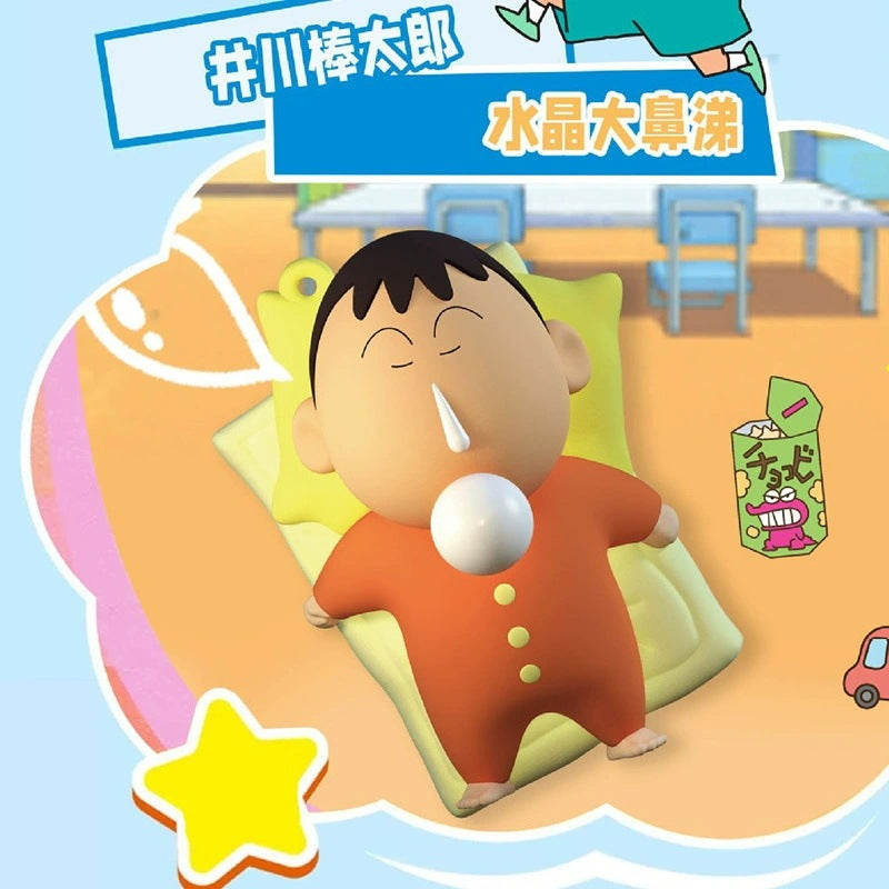 【魔卡丘】正版現貨 蠟筆小新 第二代吹泡泡 揹包吊飾 鑰匙圈 療癒 解壓 公仔 桌面擺件 包包掛件 新之助 小葵 送禮 商品圖片 2