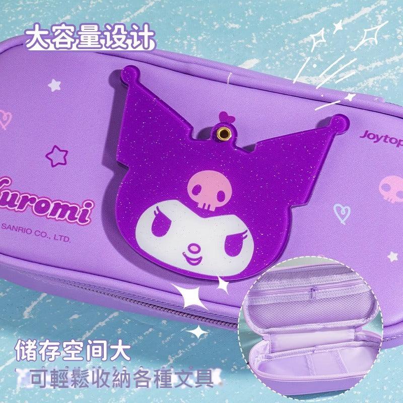 【香港悅木】現貨 三麗鷗 庫洛米 卡通筆袋 筆盒 帶鏡子功能 文具 送禮 商品圖片 2