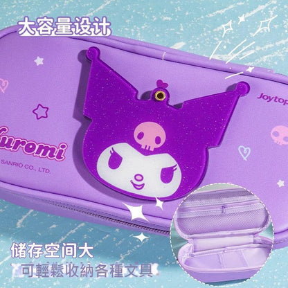 【香港悅木】現貨 三麗鷗 庫洛米 卡通筆袋 筆盒 帶鏡子功能 文具 送禮 商品圖片 2