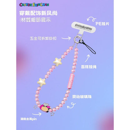 【洛克空間】正版現貨 蠟筆小新 盲盒 穿搭 手腕掛繩 手機殼掛繩 手鏈 手機繩 項鏈 掛飾 手機掛繩 吊飾 新之助 商品圖片 2