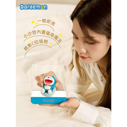 【洛克空間】現貨 哆啦A夢 星空磁吸夜燈 牀頭燈 叮當貓 小叮噹 氛圍燈 哆啦a夢 小夜燈 星空 Doraemon 商品圖片 2
