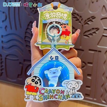 【超逗熊】現貨 蠟筆小新 鑰匙圈 漫遊星際 鑰匙扣 吊飾 掛飾 新之助 送禮 商品圖片 3
