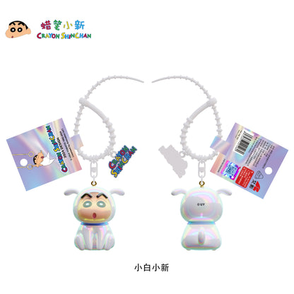 【千寶】現貨 蠟筆小新 黑白裝扮系列 鑰匙扣 鑰匙圈 掛飾 吊飾 掛件 機車 新之助 禮物 小白 商品圖片 3