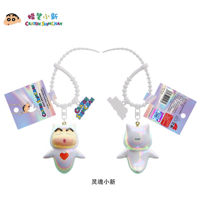 【千寶】現貨 蠟筆小新 黑白裝扮系列 鑰匙扣 鑰匙圈 掛飾 吊飾 掛件 機車 新之助 禮物 小白 商品圖片 5