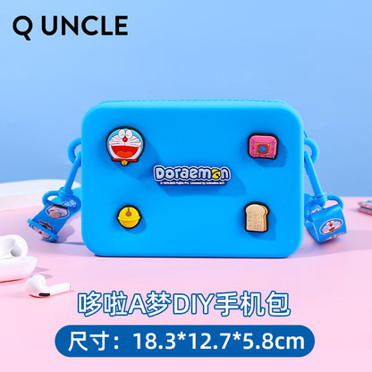 【Q UNCLE】正版現貨 哆啦A夢 DIY盒子手機包 零錢包 包包 硬幣包 耳機包 小叮噹 掛件 哆啦a夢 收納包 商品圖片 5