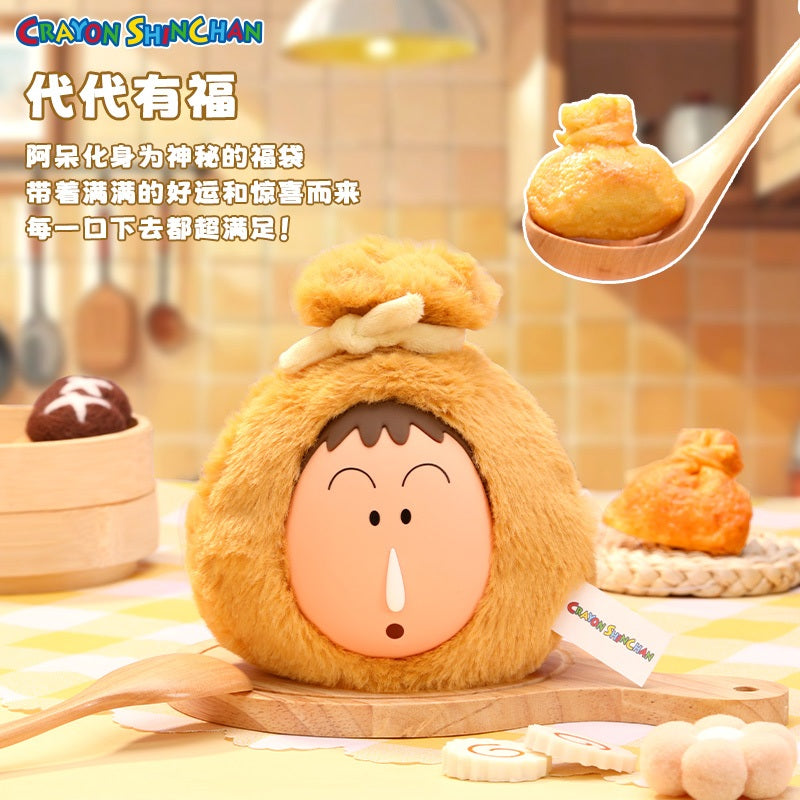 【洛克空間】正版現貨 蠟筆小新 關東煮系列 收納小包 零錢包 吊飾 包包 公仔 掛件 硬幣包 耳機包 迷你收納包 掛飾 商品圖片 5