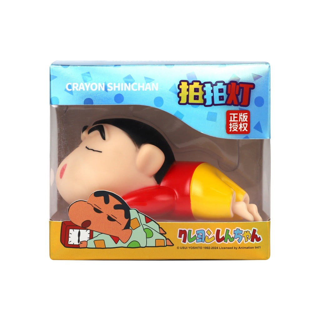 【魔卡丘】正版現貨 蠟筆小新 晚安拍拍燈 小夜燈 氛圍燈 夜燈 牀頭燈 小白 新之助 送禮 療癒 送禮 商品圖片 5