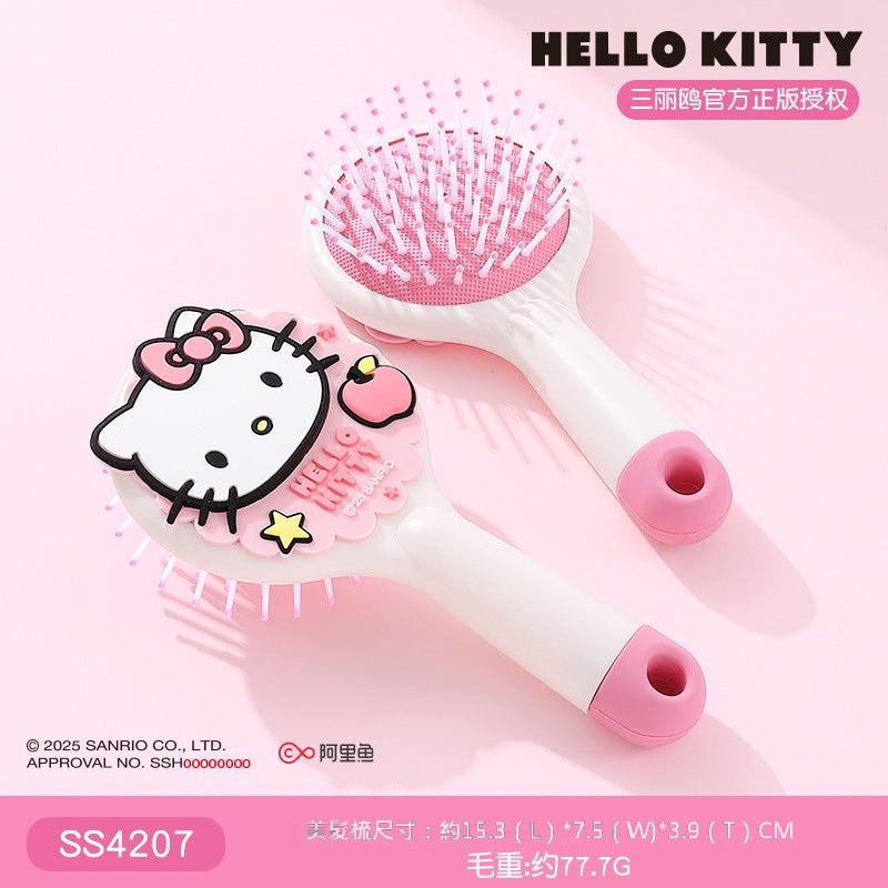 【包包寶】現貨 三麗鷗 梳子 Hello Kitty 氣墊梳 卡通按摩梳 可愛便攜摺疊梳 鏡梳 送禮 商品圖片 5