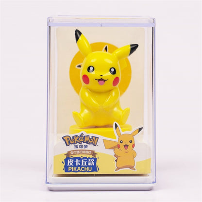 【冉紅】正版現貨 寶可夢 皮卡丘 傑尼龜 小火龍 印章 公仔 擺件 帶亞克力盒子 送禮 規格圖片 1
