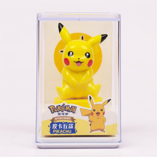 【冉紅】正版現貨 寶可夢 皮卡丘 傑尼龜 小火龍 印章 公仔 擺件 帶亞克力盒子 送禮 規格圖片 1