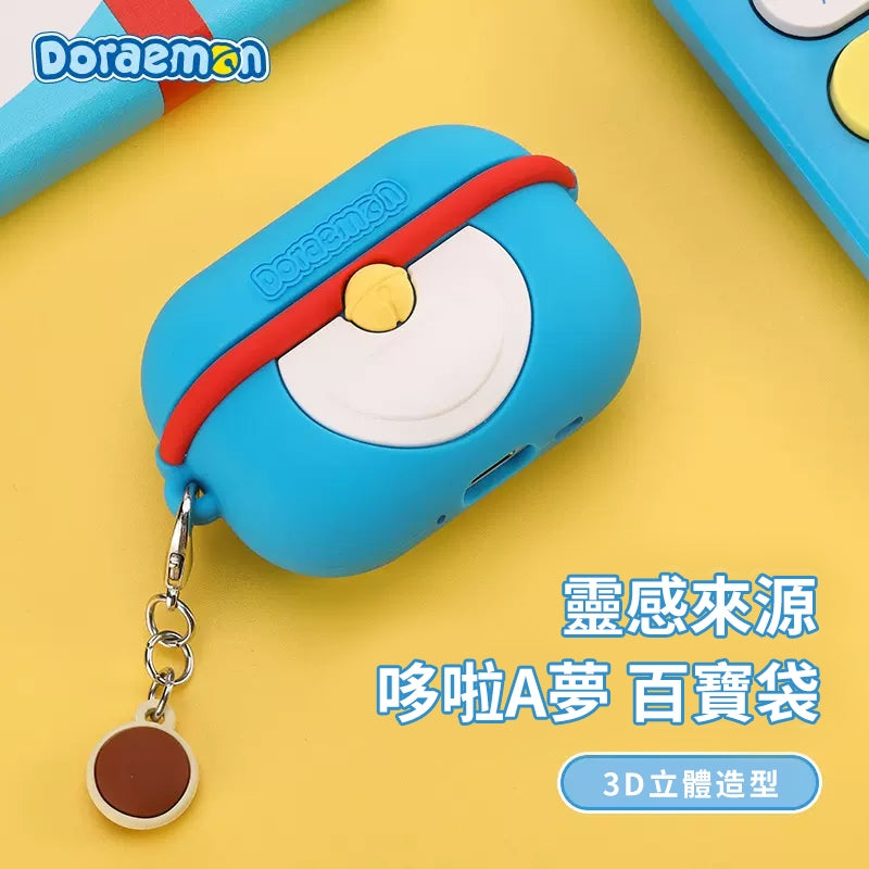 【洛克空間】正版現貨 哆啦A夢 蘋果耳機保護套 Pro1 pro2 airpod3 哆啦a夢 小叮噹 耳機殼 耳機套 規格圖片 1