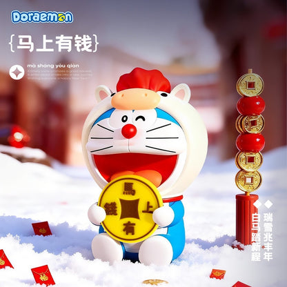【洛克空間】現貨 哆啦A夢 公仔香薰 小叮噹 哆啦a夢 開心如意 招財進寶 財神爺 招財貓 禮物 Doraemon 規格圖片 2