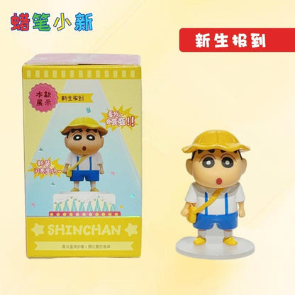 【超逗熊】正版現貨 蠟筆小新 新醬變形記系列 盲盒擺件 卡通動感超人手辦 送禮 規格圖片 5