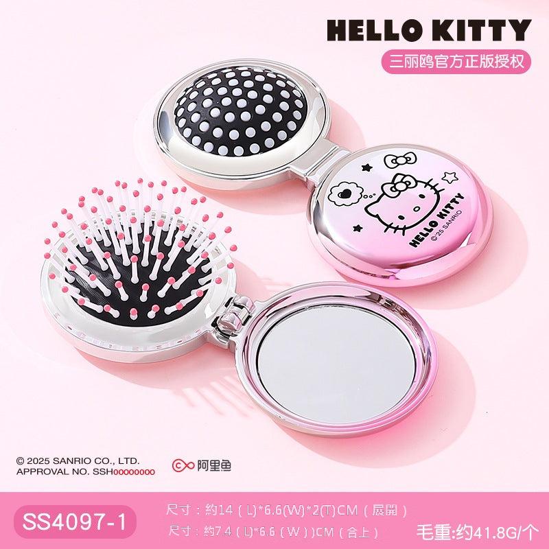 【包包寶】現貨 三麗鷗 梳子 Hello Kitty 直髮順髮梳 乾溼兩用氣墊梳 美髮梳 送禮 規格圖片 5