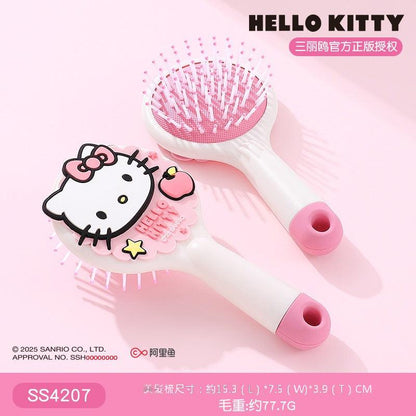 【包包寶】現貨 三麗鷗 梳子 Hello Kitty 氣墊梳 卡通按摩梳 可愛便攜摺疊梳 鏡梳 送禮 規格圖片 7